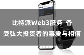比特派Web3服务  备受弘大投资者的喜爱与相信