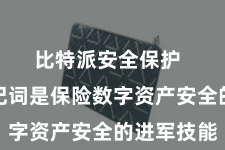 比特派安全保护  备份助记词是保险数字资产安全的进军技能
