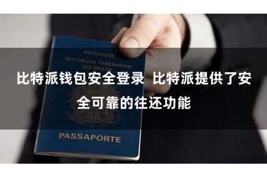 比特派钱包安全登录  比特派提供了安全可靠的往还功能